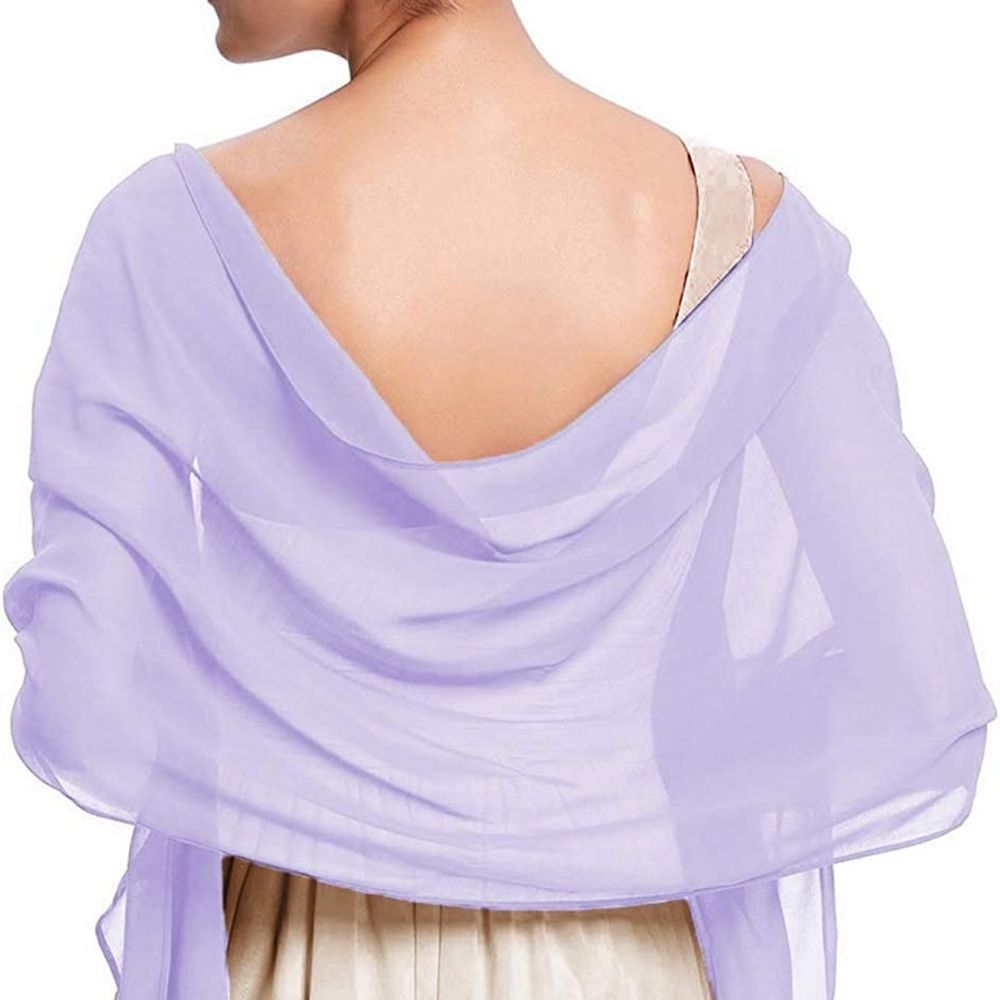 Lavender Shawl And Wrap For Dresses